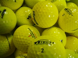 100 Mint Grade Yellow Used Golf Balls