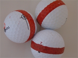 400 Striped Range Balls, High Grade