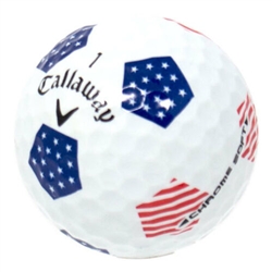 1 Dz. Mint Grade Callaway Chrome Soft Truvis Flag